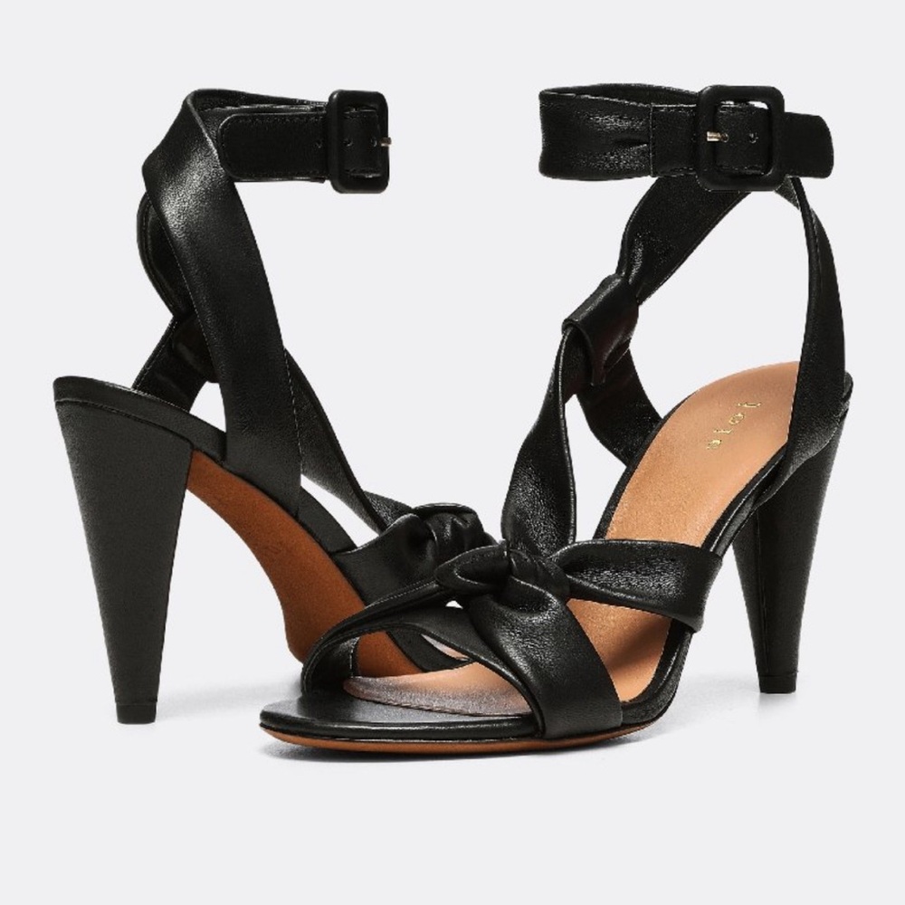 Joie Celyn Black Leather Sandal Size: 9